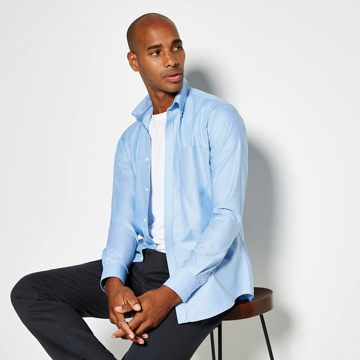 【現行】 Slim Fit Cotton Oxford Shirt TOKYO SLIM FIT - Button Down Oxford Sea Island Cotton